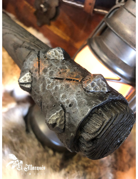 Wuchtknauf mit Keilkopf für LARP oder...