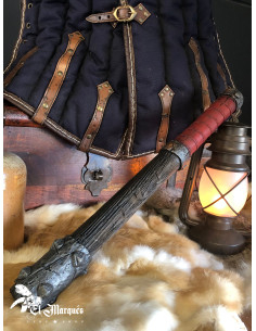 Porra armada con cabeza de maza para LARP o Softcombat 2