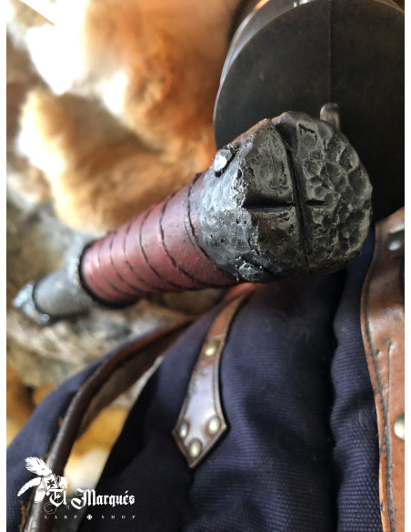 Wuchtknauf mit Keilkopf für LARP oder...