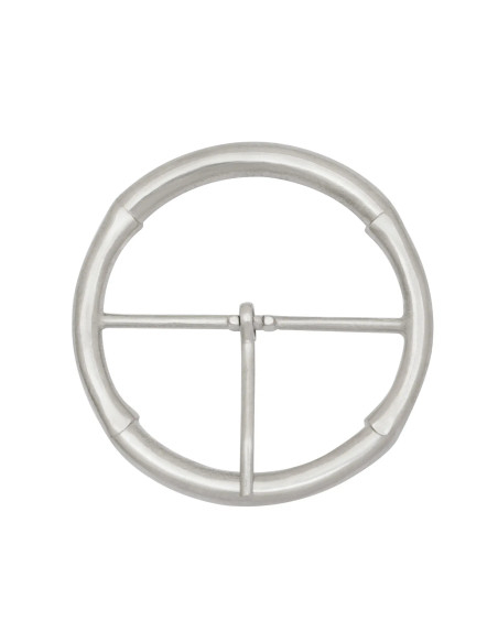 Medievale runde Schnalle aus Silber... Medievale runde Schnalle aus Silber...