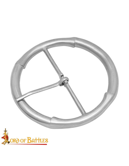 Medievale runde Schnalle aus Silber... Medievale runde Schnalle aus Silber...
