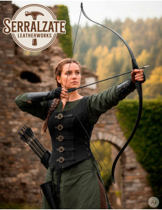 Kurzjacke aus Leder Julienne, schwarz