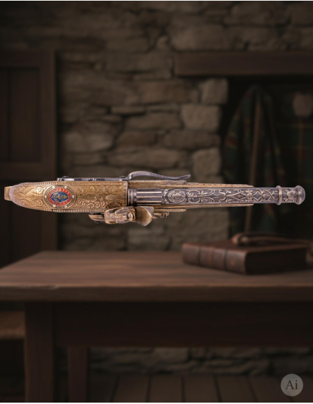 Flintlås pistol, Skotland 1760