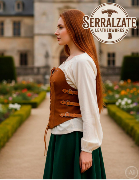Corset Prinsesse Eventyrer i Læder,... Corset Prinsesse Eventyrer i Læder,...
