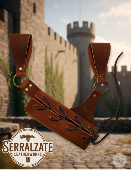 Mittelalterlicher Gürtelholster für... Mittelalterlicher Gürtelholster für...