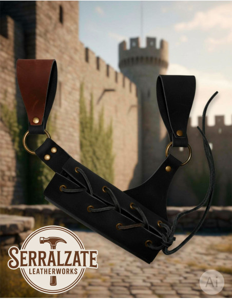 Tahalí medieval de cinturón para... Tahalí medieval de cinturón para...