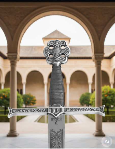 Espada Reyes Católicos, rústica