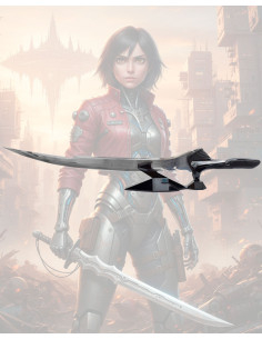 Dekorativt sværd fra Alita Battle Angel (ikke officiel) 2