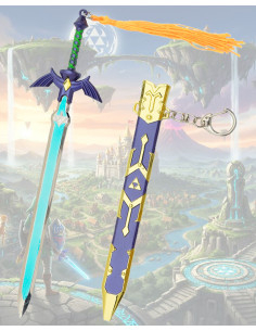 Mini Schlüsselanhänger Master Schwert in Blau von Link,...