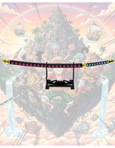 Mini katana met standaard Shushui van Zoro, One Piece 2