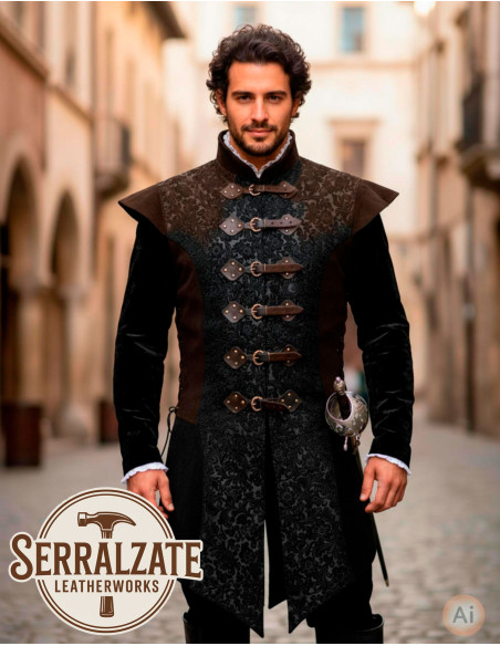 Chaleco largo Renacentista en... Chaleco largo Renacentista en...