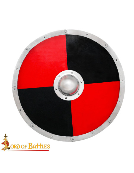 Vikingenschield van massief hout,... Vikingenschield van massief hout,...