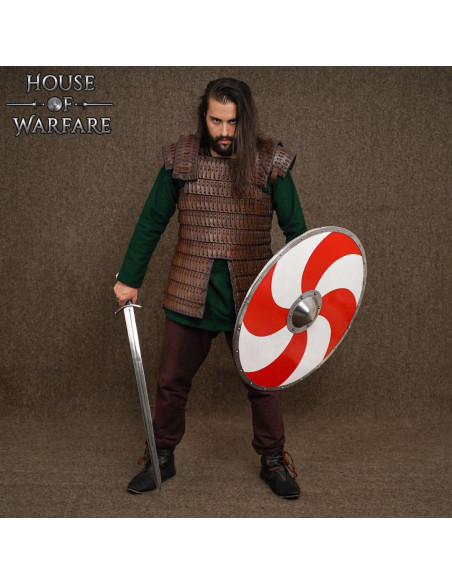 Viking Krigernes Skjold, Rød-Hvid Viking Krigernes Skjold, Rød-Hvid