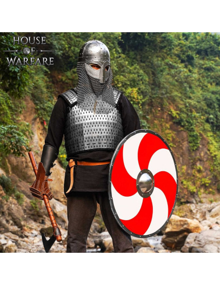 Viking Krigernes Skjold, Rød-Hvid Viking Krigernes Skjold, Rød-Hvid