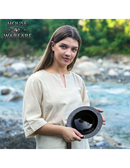 Ronde umbo van handgeforgeerd staal... Ronde umbo van handgeforgeerd staal...