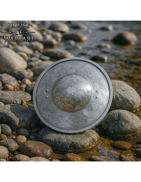 Funktionel middelalderlig buckler i... Funktionel middelalderlig buckler i...