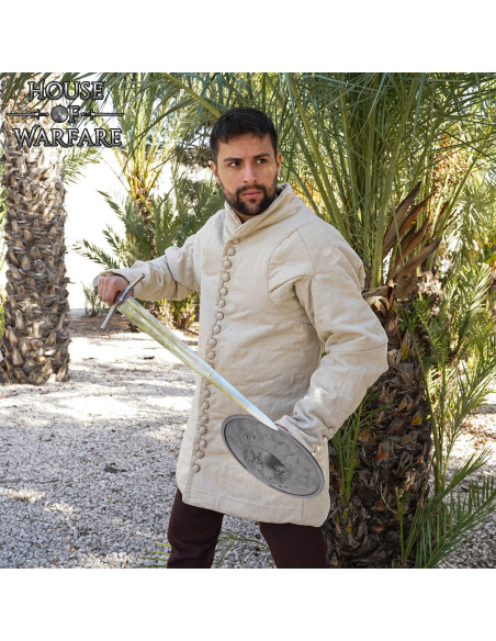 Broquel medieval funcional en acero... Broquel medieval funcional en acero...