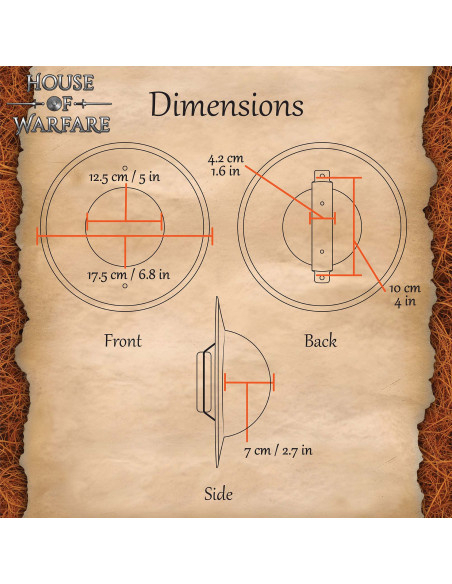 Broquel medieval pequeño en acero... Broquel medieval pequeño en acero...