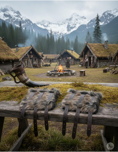 Vikingse armringen Hastein met haar en huid