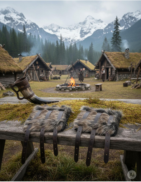 Vikingse armringen Hastein met haar... Vikingse armringen Hastein met haar...