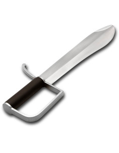 Confederate Bowie mes uit de Burgeroorlog met leren sheat 2