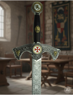 Dekoreret Templar sværd 2