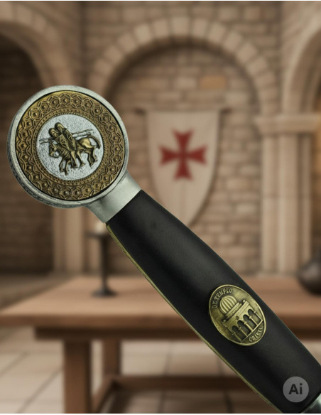 Espada Templaria decorada
