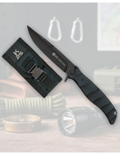 K25 taktisk kniv med sort titanfinish (26 cm)