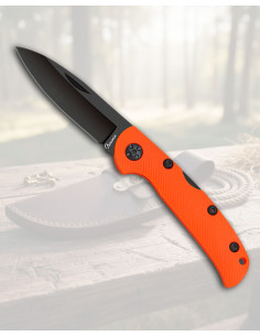 Albainox Feldmesser mit orangefarbenen Nylon-Griffen (19 cm)