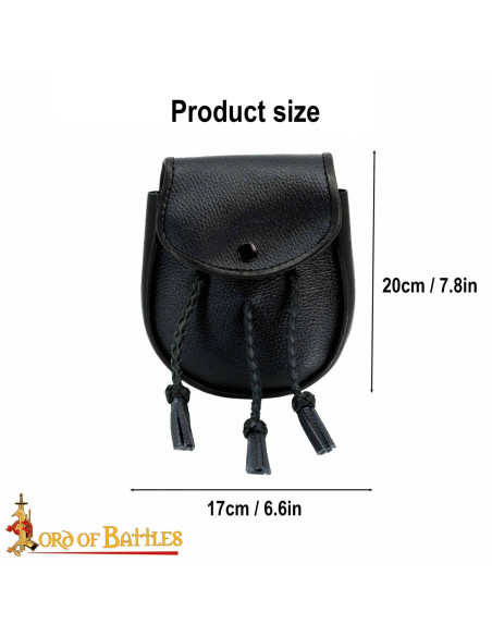 Mittelalterliche Ledertasche mit...