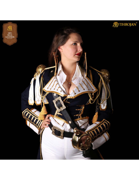 Cinturón medieval Renacentista, cuero...