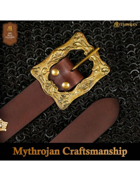 Middeleeuwse renaissance leren riem...