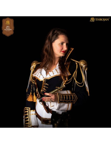 Middeleeuwse renaissance leren riem...