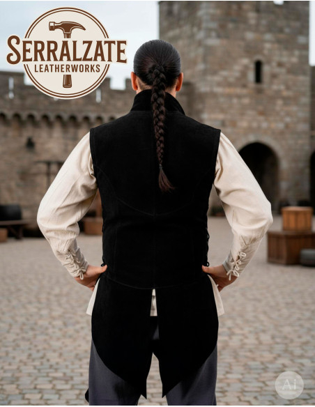 Chaleco medieval ajustable Arturo en...
