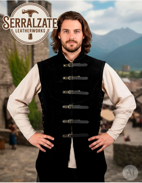 Chaleco medieval ajustable Arturo en...