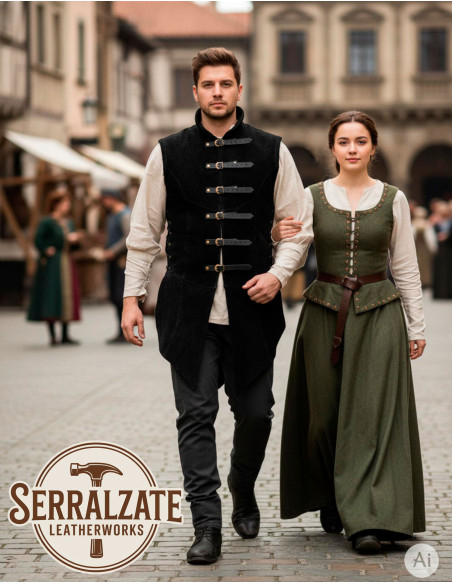 Verstellbare mittelalterliche Weste...