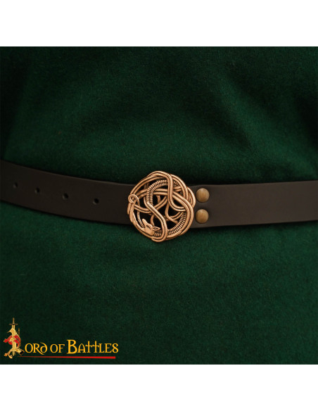 Middeleeuwse leren riem met Keltische...