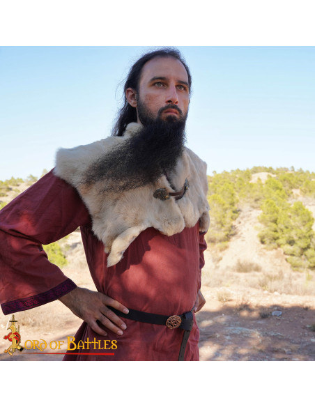 Middelalderlæderbælte med keltisk...