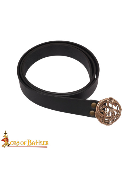 Middeleeuwse leren riem met Keltische...