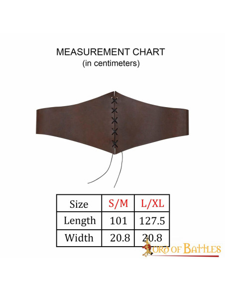 Breiter mittelalterlicher Gürtel aus...