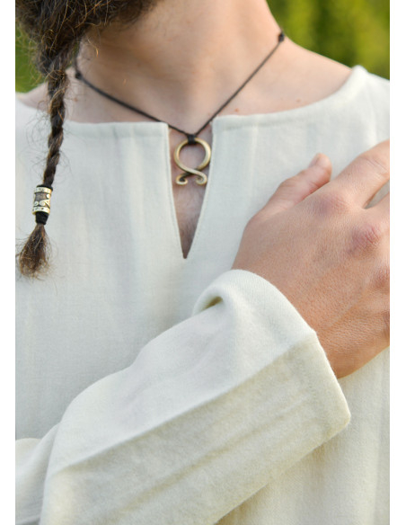 Vikinge tunika Bjane i naturlig uld,...