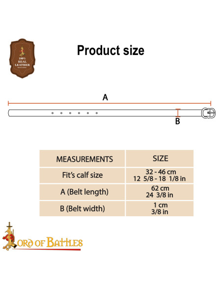 Middelalderlige bukseholdere i sort...