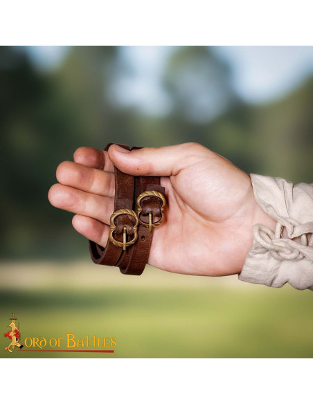 Middelalderlige brune læder...