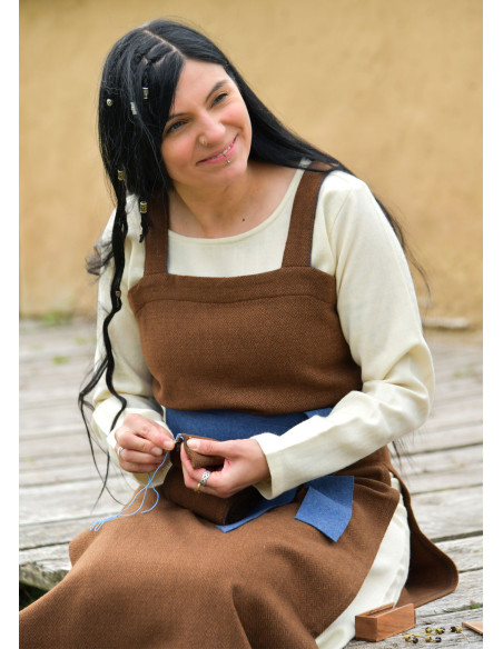 Vestido Vikingo de Lana Annik Sarga...