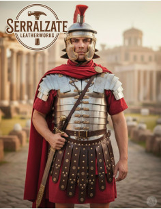 Cingulum Romano Militar en Piel Marrón Oscura 2