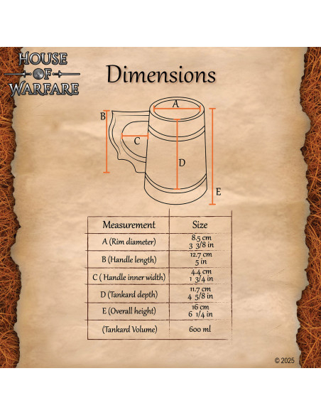 Piratenstijl stalen-houten kruik,...