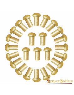 Set de 50 ribetes cabeza de setas en latón 2