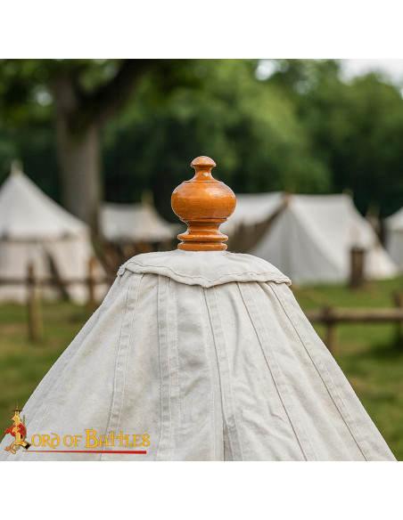 Medievale stevige tent van canvas,...