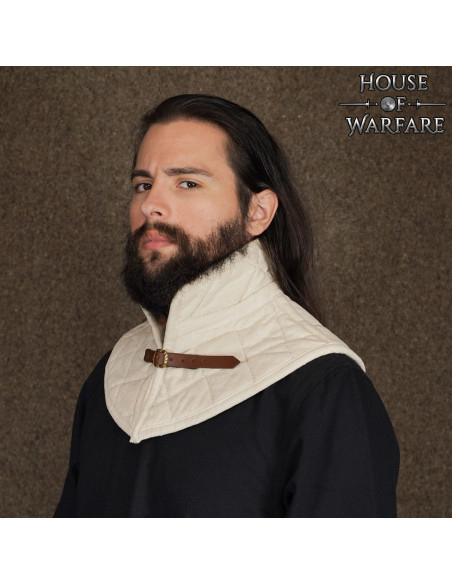 Polstret middelalder halskrave med...