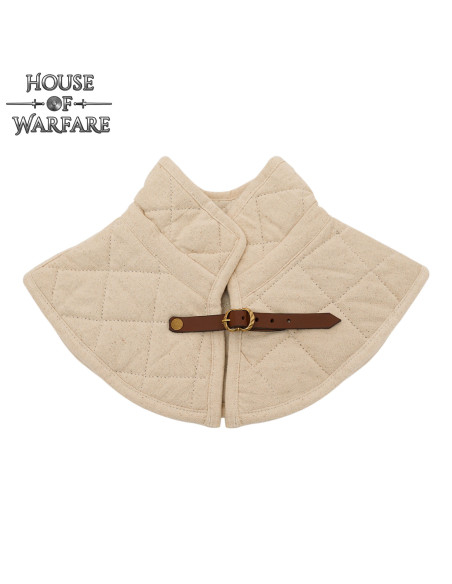 Gorjal medieval acolchado con correa,...